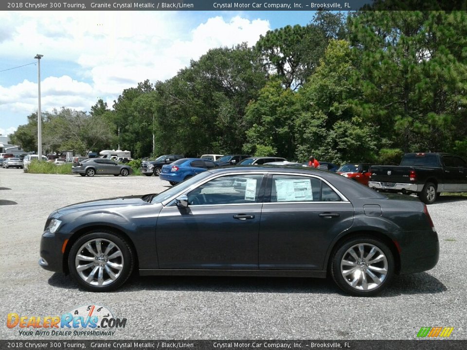 2018 Chrysler 300 Touring Granite Crystal Metallic / Black/Linen Photo #2