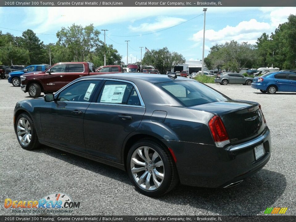 2018 Chrysler 300 Touring Granite Crystal Metallic / Black/Linen Photo #3