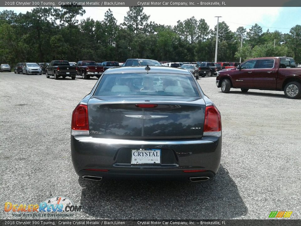 2018 Chrysler 300 Touring Granite Crystal Metallic / Black/Linen Photo #4