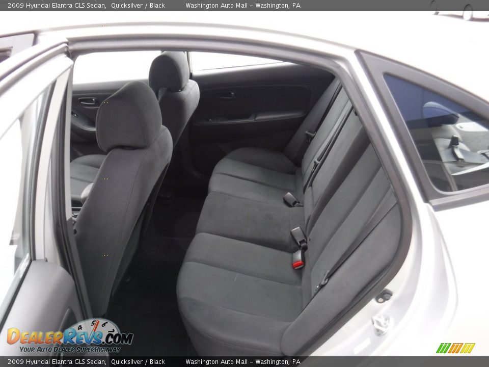 2009 Hyundai Elantra GLS Sedan Quicksilver / Black Photo #22