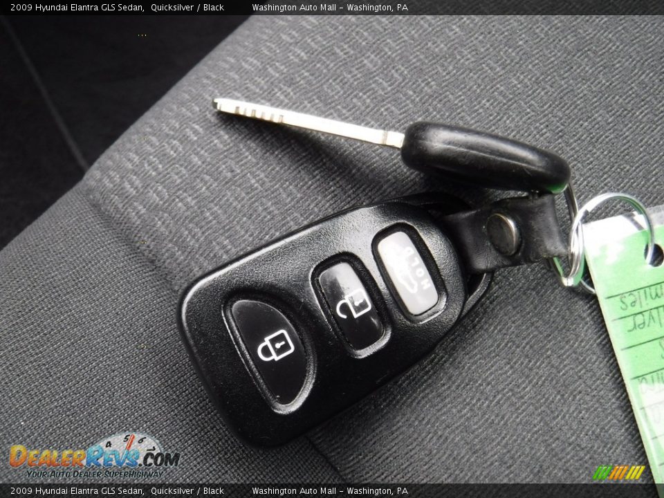 2009 Hyundai Elantra GLS Sedan Quicksilver / Black Photo #23