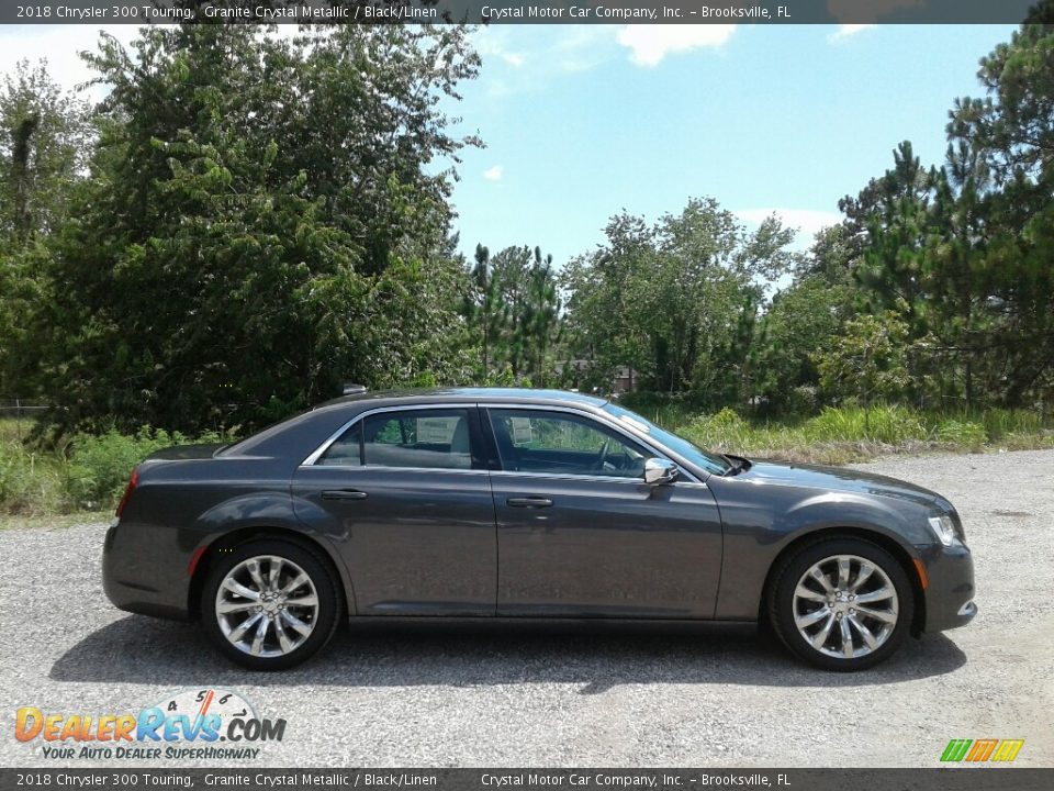 2018 Chrysler 300 Touring Granite Crystal Metallic / Black/Linen Photo #6