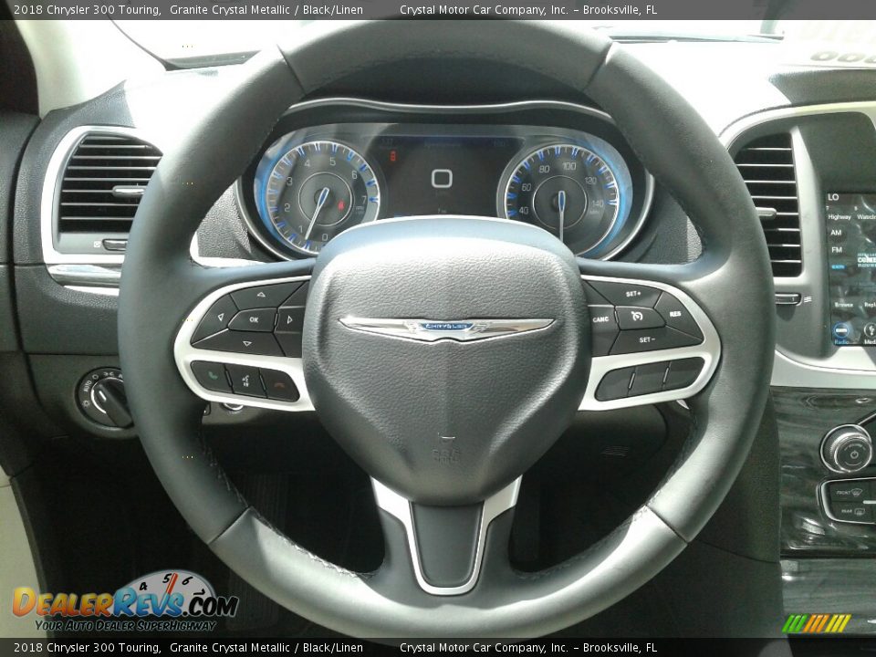 2018 Chrysler 300 Touring Granite Crystal Metallic / Black/Linen Photo #14
