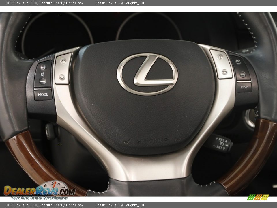2014 Lexus ES 350 Starfire Pearl / Light Gray Photo #8