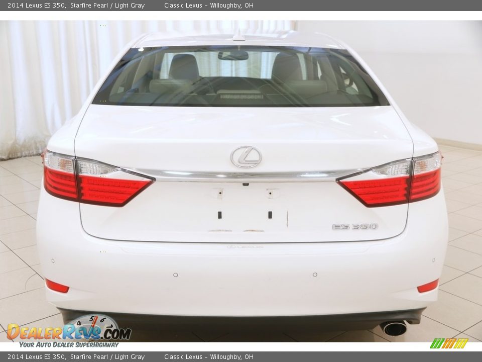 2014 Lexus ES 350 Starfire Pearl / Light Gray Photo #28