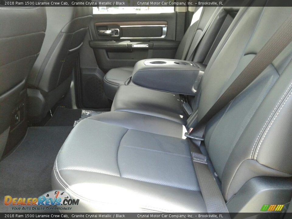 2018 Ram 1500 Laramie Crew Cab Granite Crystal Metallic / Black Photo #10