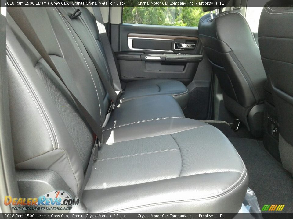2018 Ram 1500 Laramie Crew Cab Granite Crystal Metallic / Black Photo #11