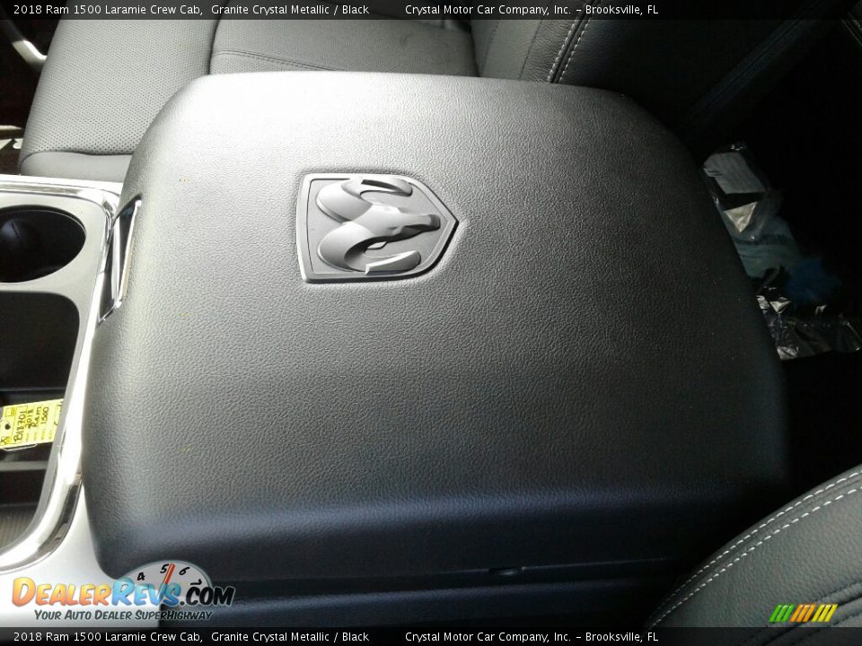 2018 Ram 1500 Laramie Crew Cab Granite Crystal Metallic / Black Photo #18