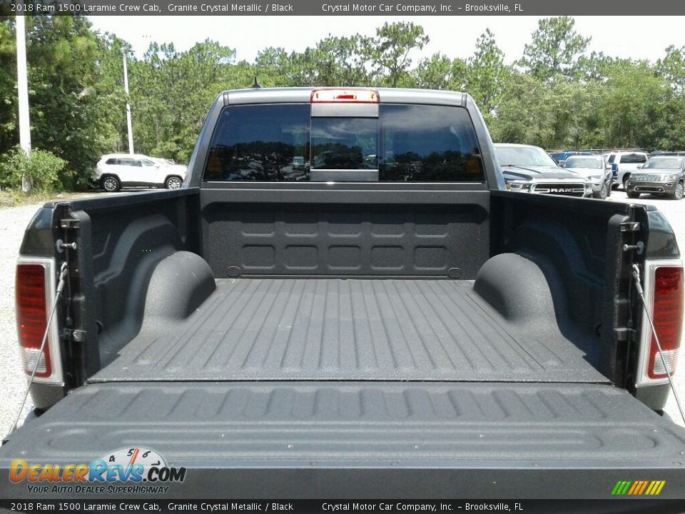 2018 Ram 1500 Laramie Crew Cab Granite Crystal Metallic / Black Photo #19