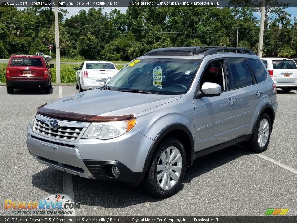 2012 Subaru Forester 2.5 X Premium Ice Silver Metallic / Black Photo #1