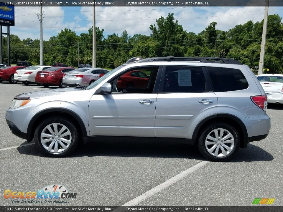 2012 Subaru Forester 2.5 X Premium Ice Silver Metallic / Black Photo #2