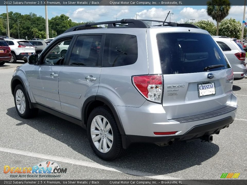 2012 Subaru Forester 2.5 X Premium Ice Silver Metallic / Black Photo #3