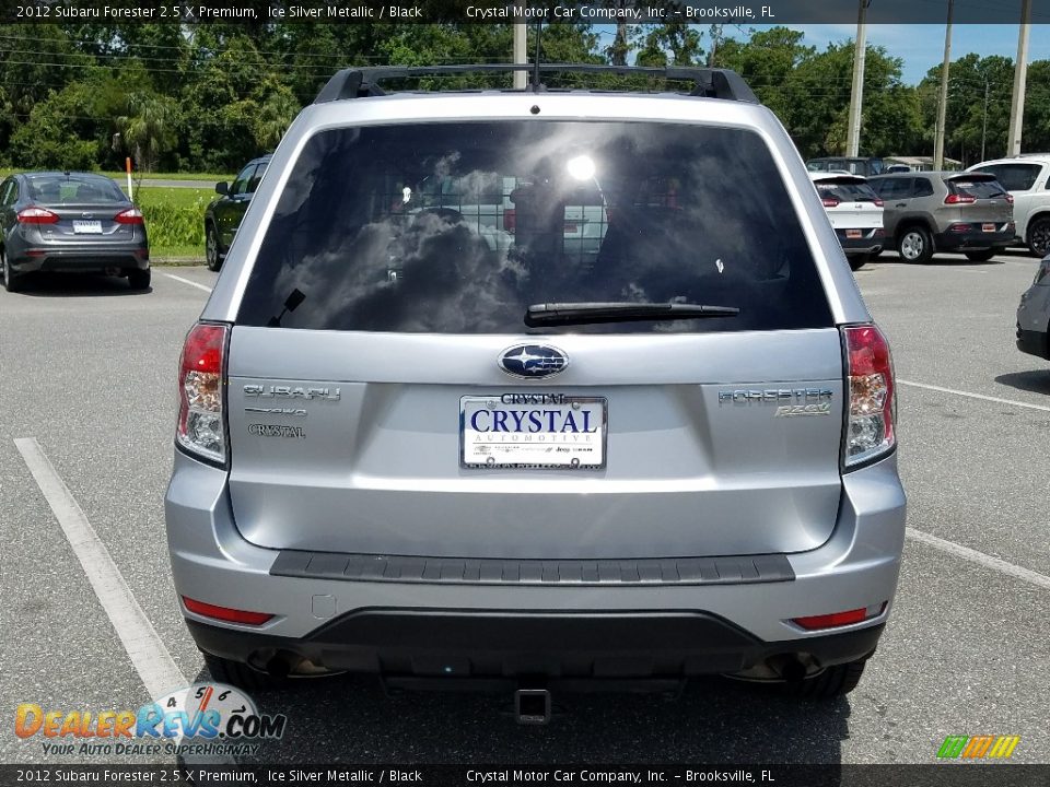 2012 Subaru Forester 2.5 X Premium Ice Silver Metallic / Black Photo #4
