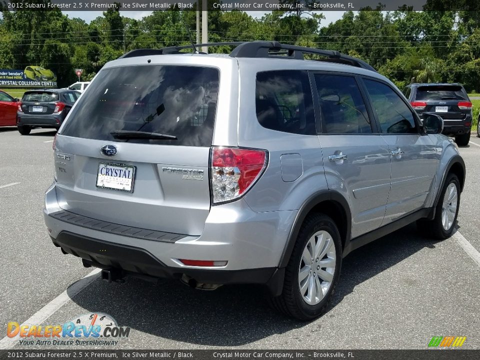 2012 Subaru Forester 2.5 X Premium Ice Silver Metallic / Black Photo #5