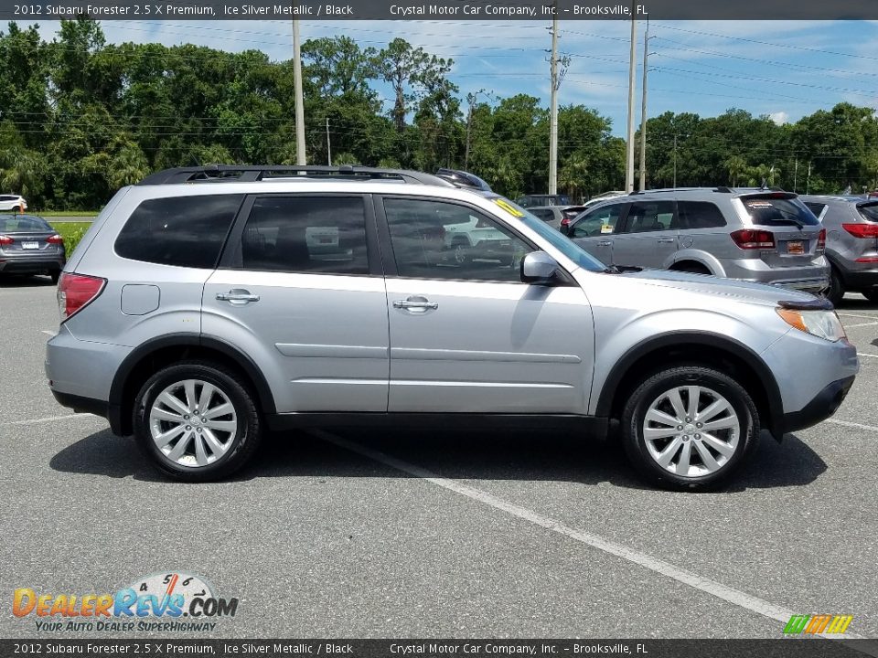 2012 Subaru Forester 2.5 X Premium Ice Silver Metallic / Black Photo #6