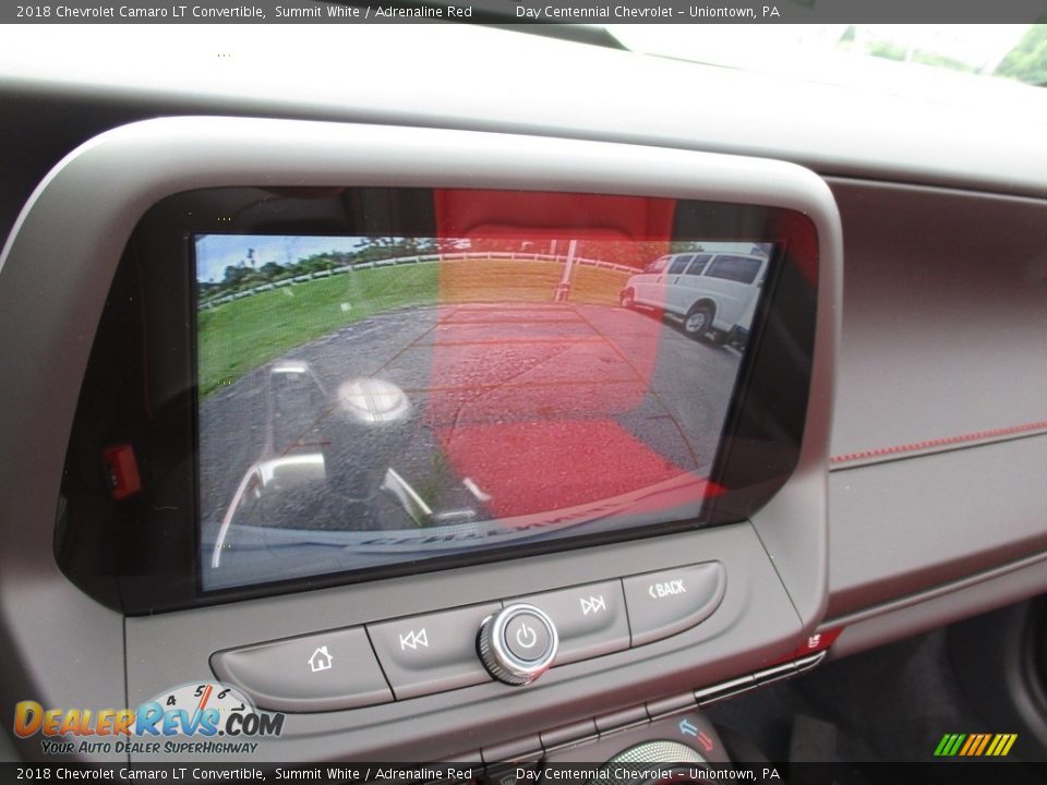 2018 Chevrolet Camaro LT Convertible Summit White / Adrenaline Red Photo #18