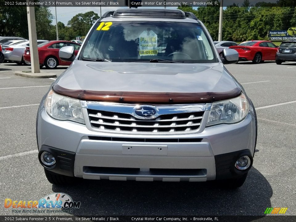 2012 Subaru Forester 2.5 X Premium Ice Silver Metallic / Black Photo #8