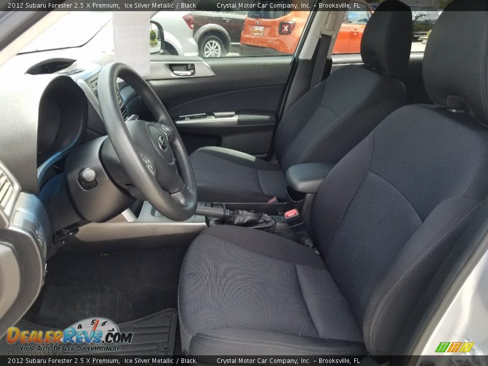 2012 Subaru Forester 2.5 X Premium Ice Silver Metallic / Black Photo #9
