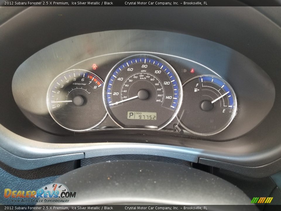 2012 Subaru Forester 2.5 X Premium Ice Silver Metallic / Black Photo #14