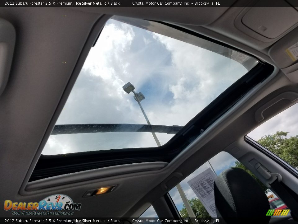 2012 Subaru Forester 2.5 X Premium Ice Silver Metallic / Black Photo #18