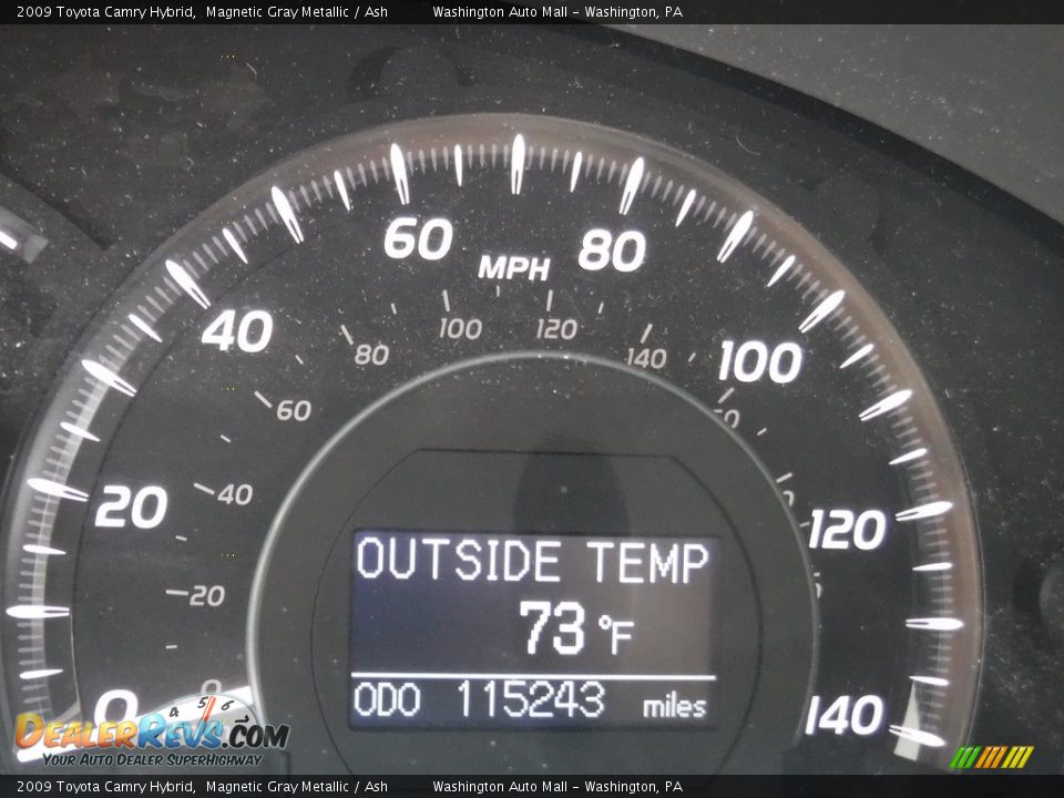 2009 Toyota Camry Hybrid Magnetic Gray Metallic / Ash Photo #25