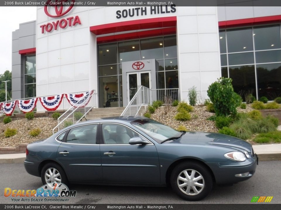 2006 Buick LaCrosse CX Glacier Blue Metallic / Gray Photo #2
