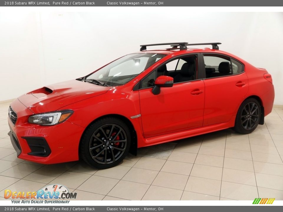 Pure Red 2018 Subaru WRX Limited Photo #3