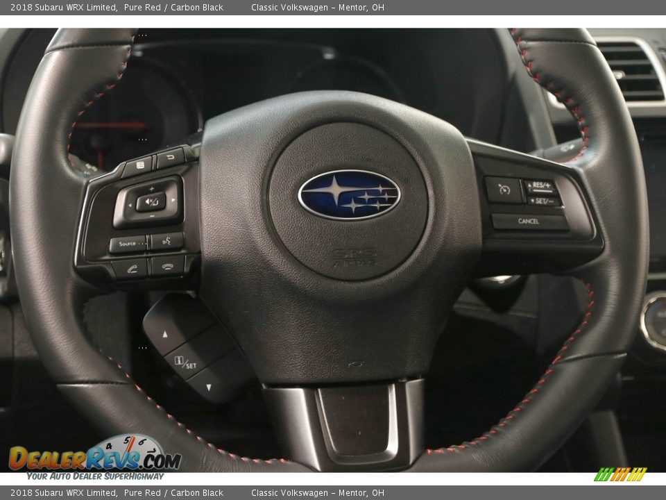2018 Subaru WRX Limited Steering Wheel Photo #7