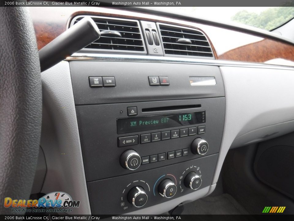 2006 Buick LaCrosse CX Glacier Blue Metallic / Gray Photo #12