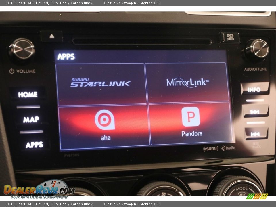 2018 Subaru WRX Limited Pure Red / Carbon Black Photo #15