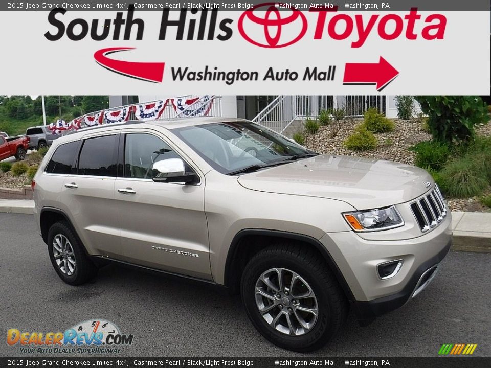 2015 Jeep Grand Cherokee Limited 4x4 Cashmere Pearl / Black/Light Frost Beige Photo #1