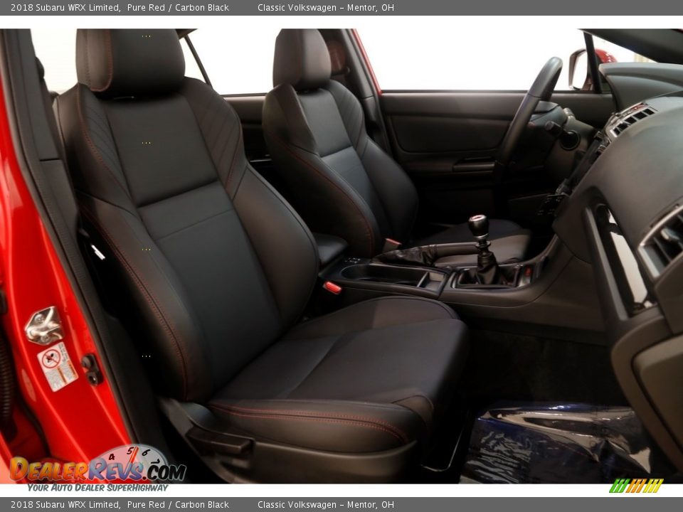 Front Seat of 2018 Subaru WRX Limited Photo #21