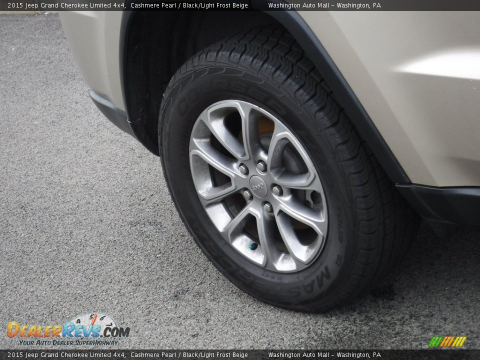 2015 Jeep Grand Cherokee Limited 4x4 Cashmere Pearl / Black/Light Frost Beige Photo #3
