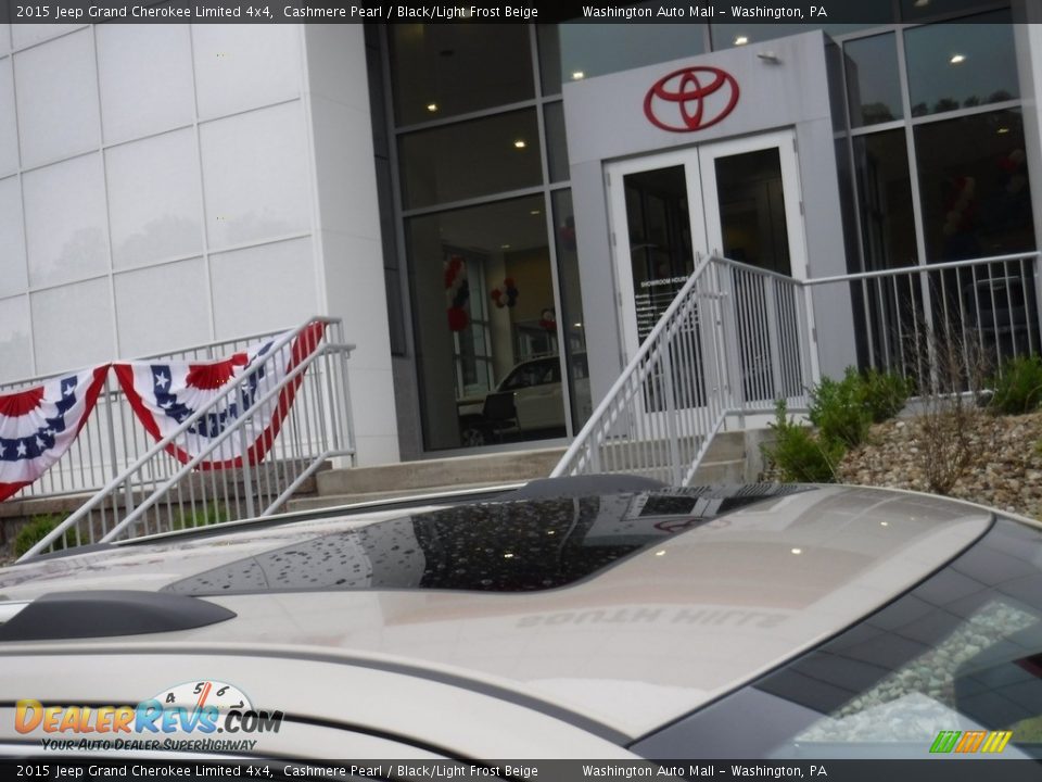 2015 Jeep Grand Cherokee Limited 4x4 Cashmere Pearl / Black/Light Frost Beige Photo #4