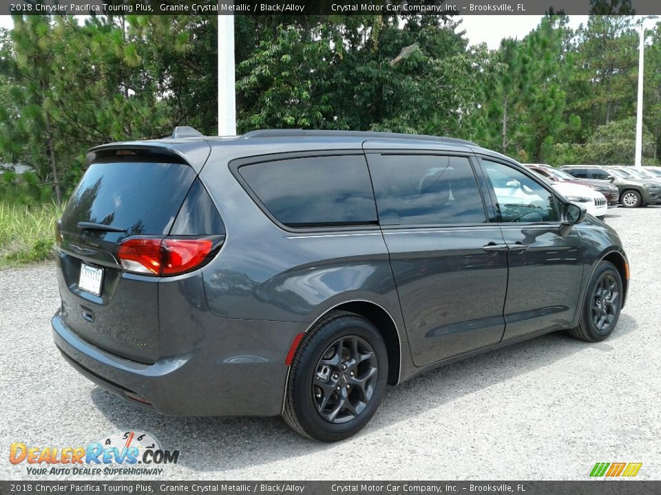 2018 Chrysler Pacifica Touring Plus Granite Crystal Metallic / Black/Alloy Photo #5