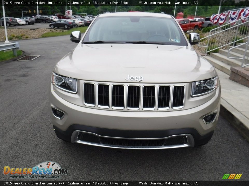 2015 Jeep Grand Cherokee Limited 4x4 Cashmere Pearl / Black/Light Frost Beige Photo #5