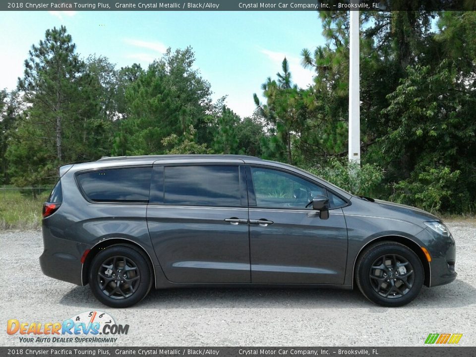 2018 Chrysler Pacifica Touring Plus Granite Crystal Metallic / Black/Alloy Photo #6