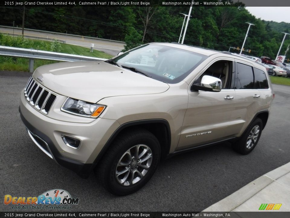 2015 Jeep Grand Cherokee Limited 4x4 Cashmere Pearl / Black/Light Frost Beige Photo #6