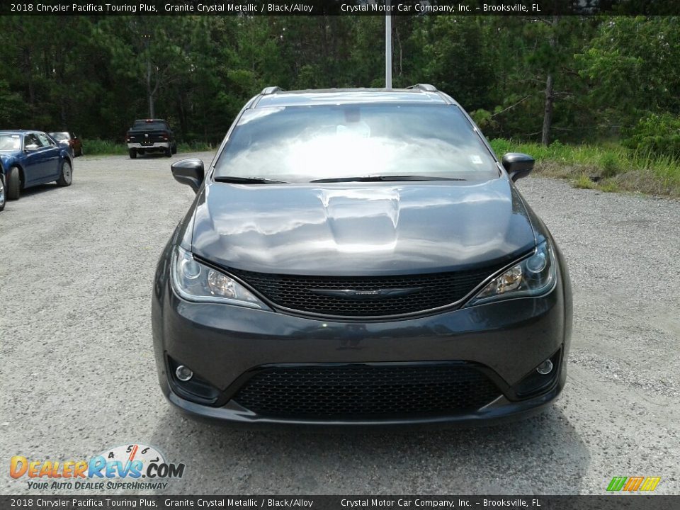 2018 Chrysler Pacifica Touring Plus Granite Crystal Metallic / Black/Alloy Photo #8