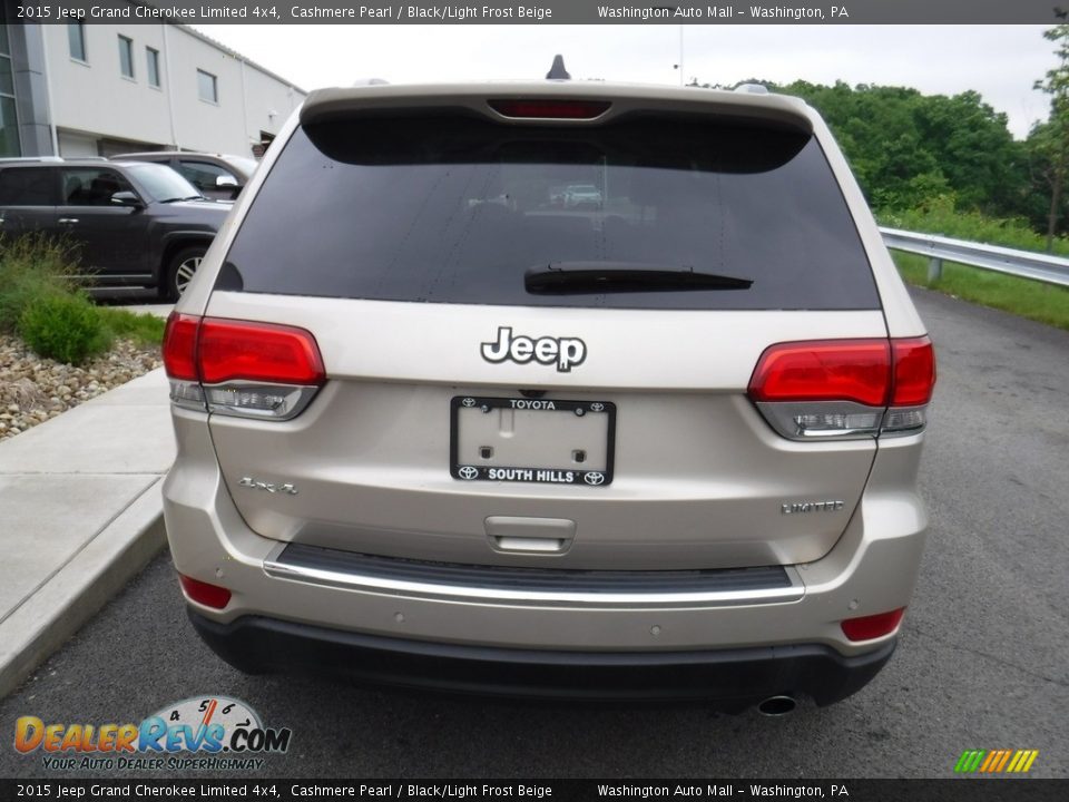 2015 Jeep Grand Cherokee Limited 4x4 Cashmere Pearl / Black/Light Frost Beige Photo #9