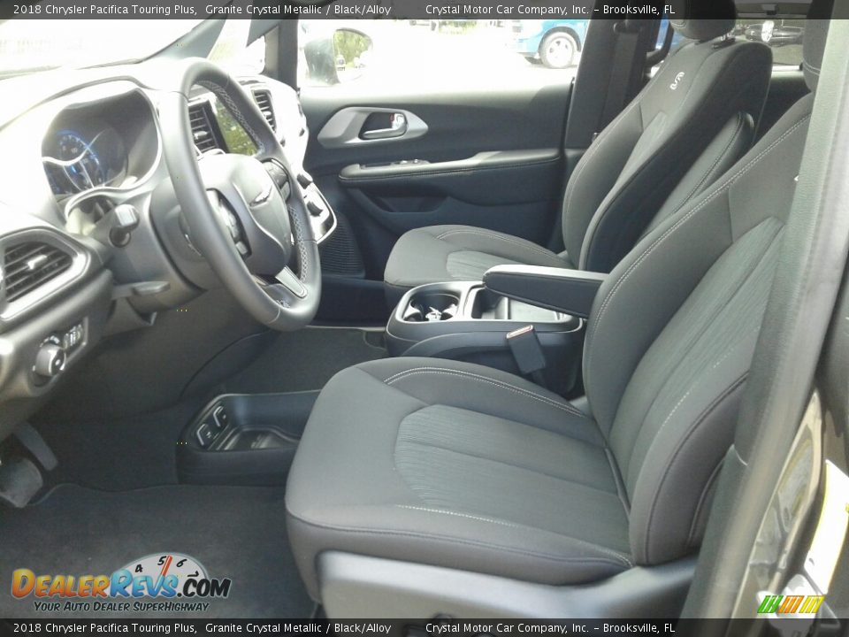 2018 Chrysler Pacifica Touring Plus Granite Crystal Metallic / Black/Alloy Photo #9