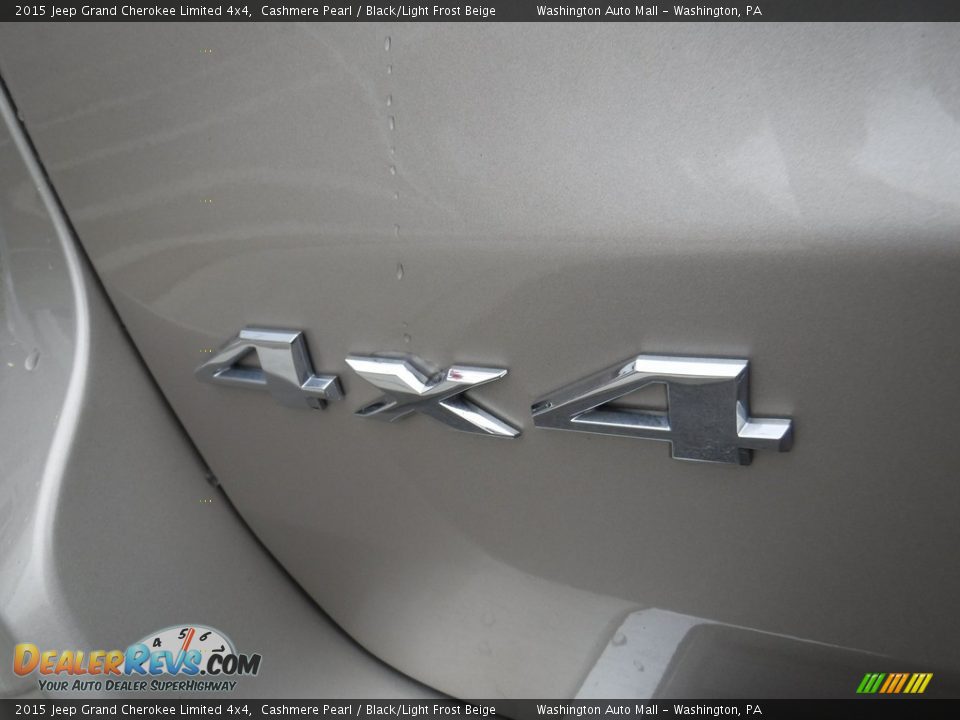 2015 Jeep Grand Cherokee Limited 4x4 Cashmere Pearl / Black/Light Frost Beige Photo #10
