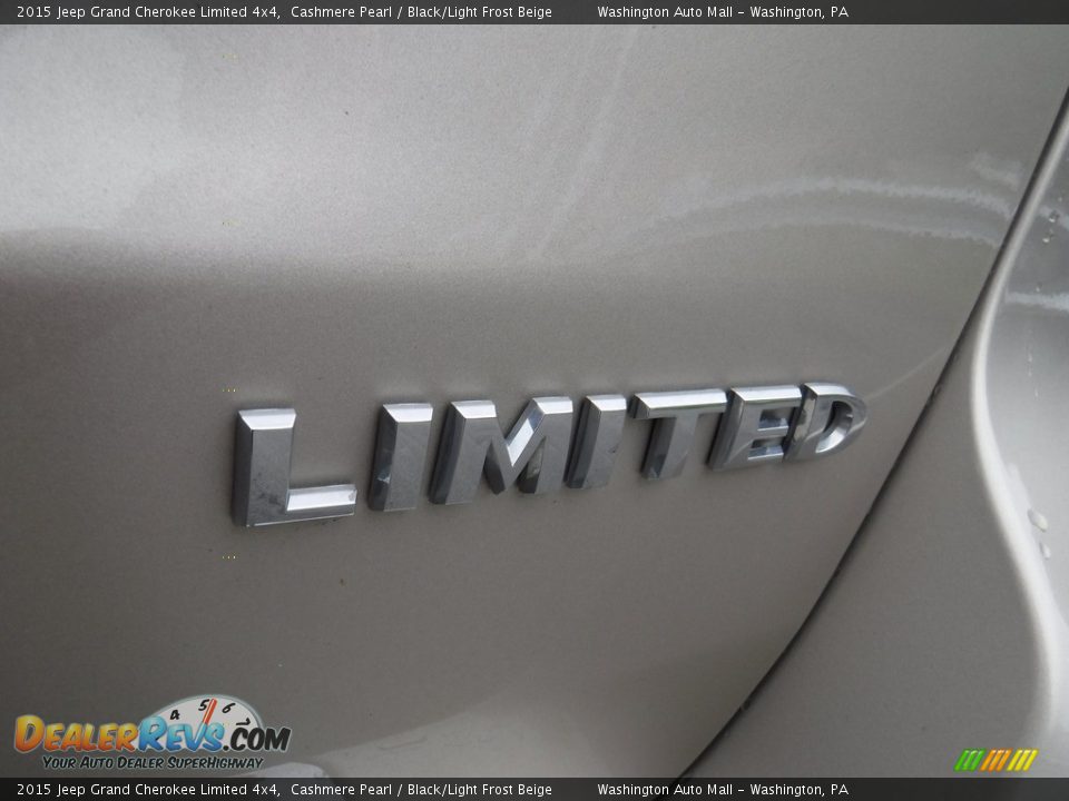 2015 Jeep Grand Cherokee Limited 4x4 Cashmere Pearl / Black/Light Frost Beige Photo #11