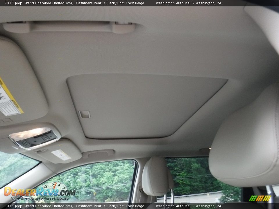 2015 Jeep Grand Cherokee Limited 4x4 Cashmere Pearl / Black/Light Frost Beige Photo #12
