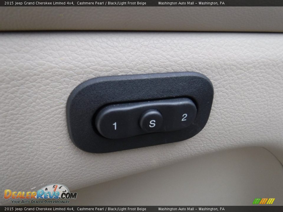 2015 Jeep Grand Cherokee Limited 4x4 Cashmere Pearl / Black/Light Frost Beige Photo #14
