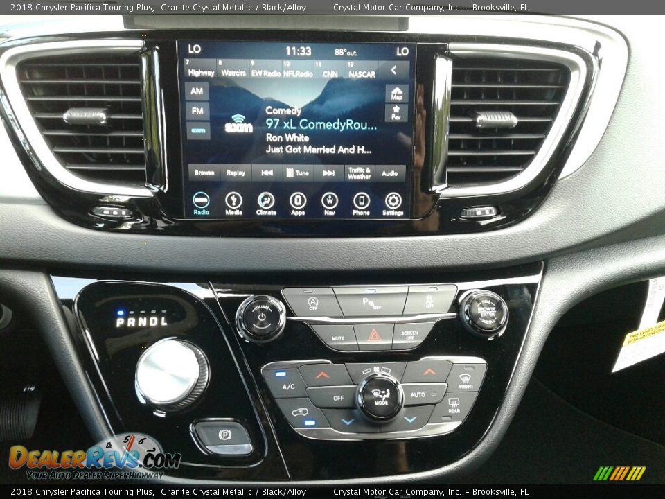 2018 Chrysler Pacifica Touring Plus Granite Crystal Metallic / Black/Alloy Photo #15