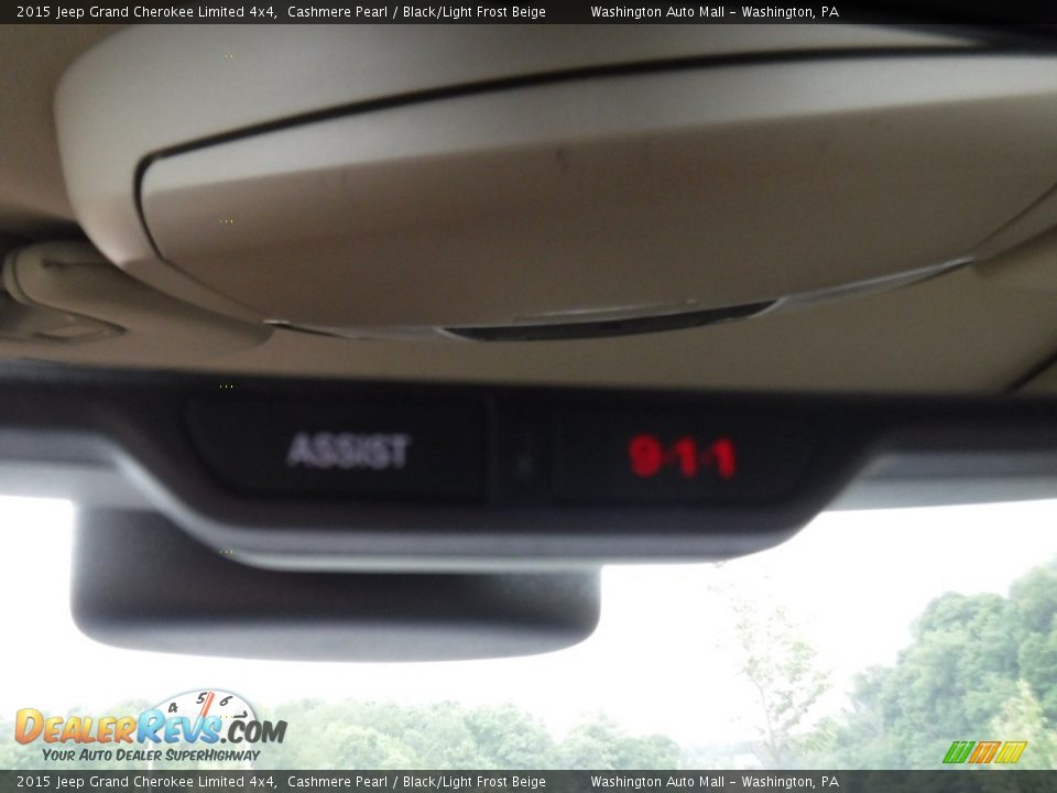 2015 Jeep Grand Cherokee Limited 4x4 Cashmere Pearl / Black/Light Frost Beige Photo #20