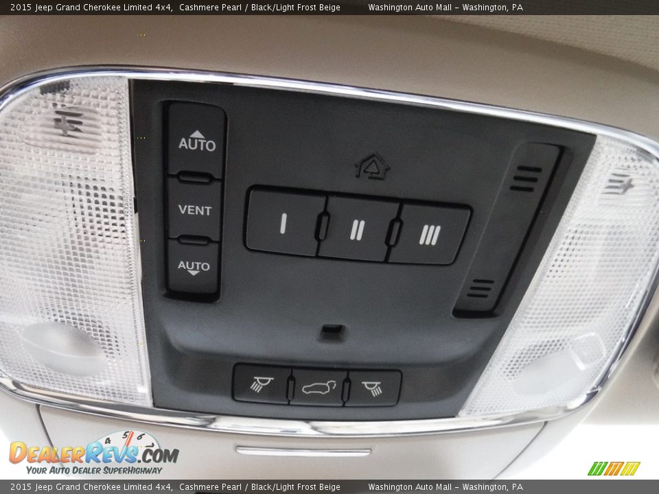2015 Jeep Grand Cherokee Limited 4x4 Cashmere Pearl / Black/Light Frost Beige Photo #21
