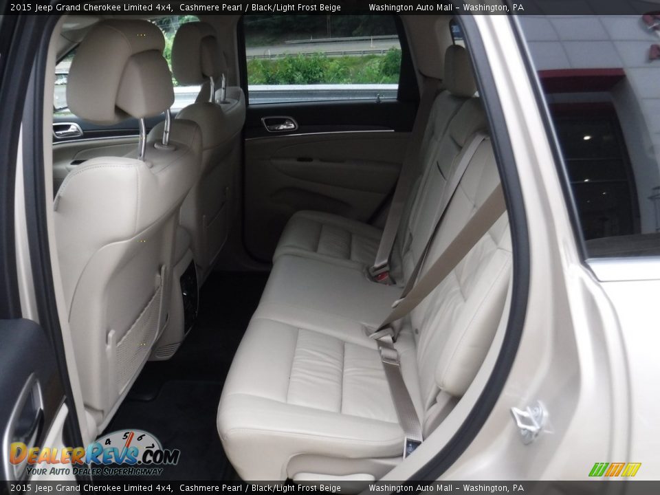 2015 Jeep Grand Cherokee Limited 4x4 Cashmere Pearl / Black/Light Frost Beige Photo #26