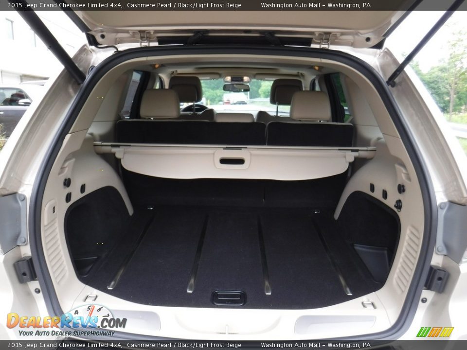2015 Jeep Grand Cherokee Limited 4x4 Cashmere Pearl / Black/Light Frost Beige Photo #28
